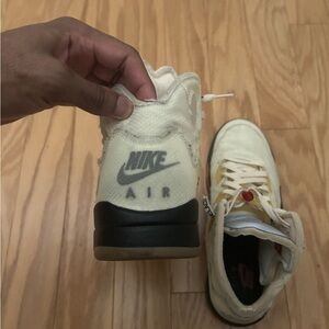 Nike Air Jordan ' Sneakers in Cream and Black Size 12